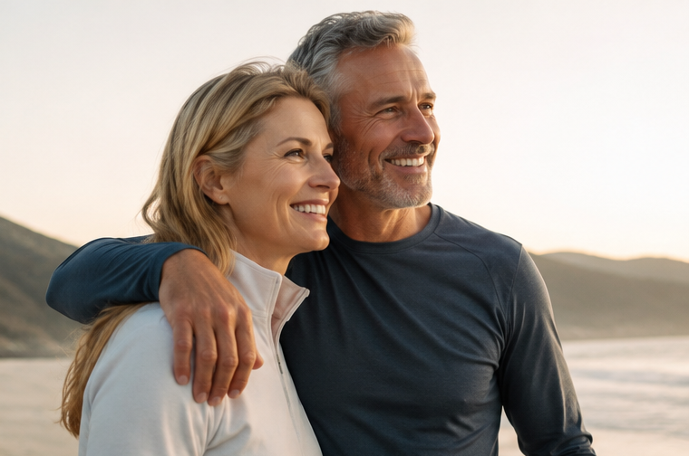 Active mature couple — vitality lifestyle photo